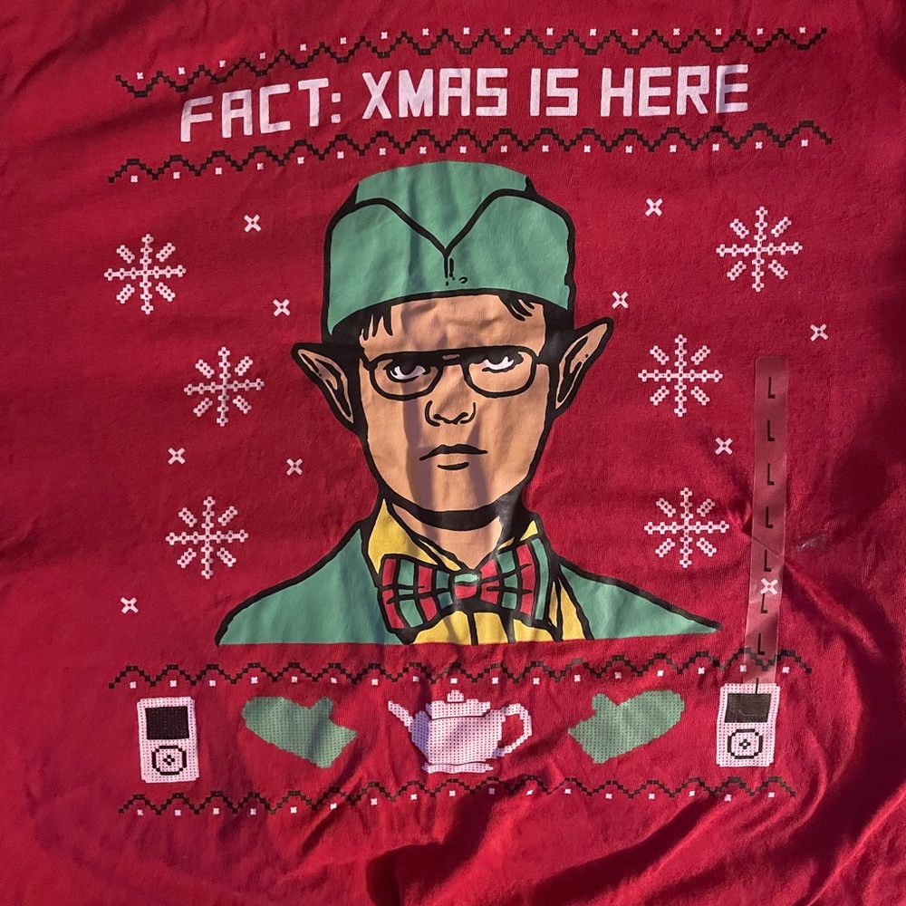 Dwight The Office Christmas shirt Large